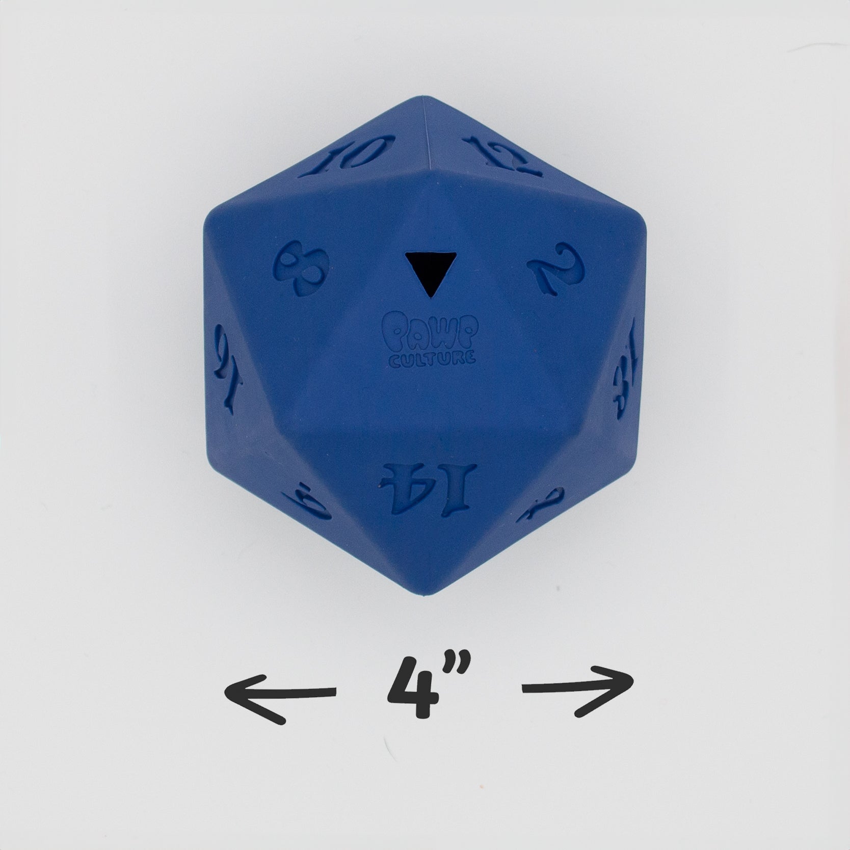 D20 Dog Toy - Treat Dispenser - Blue