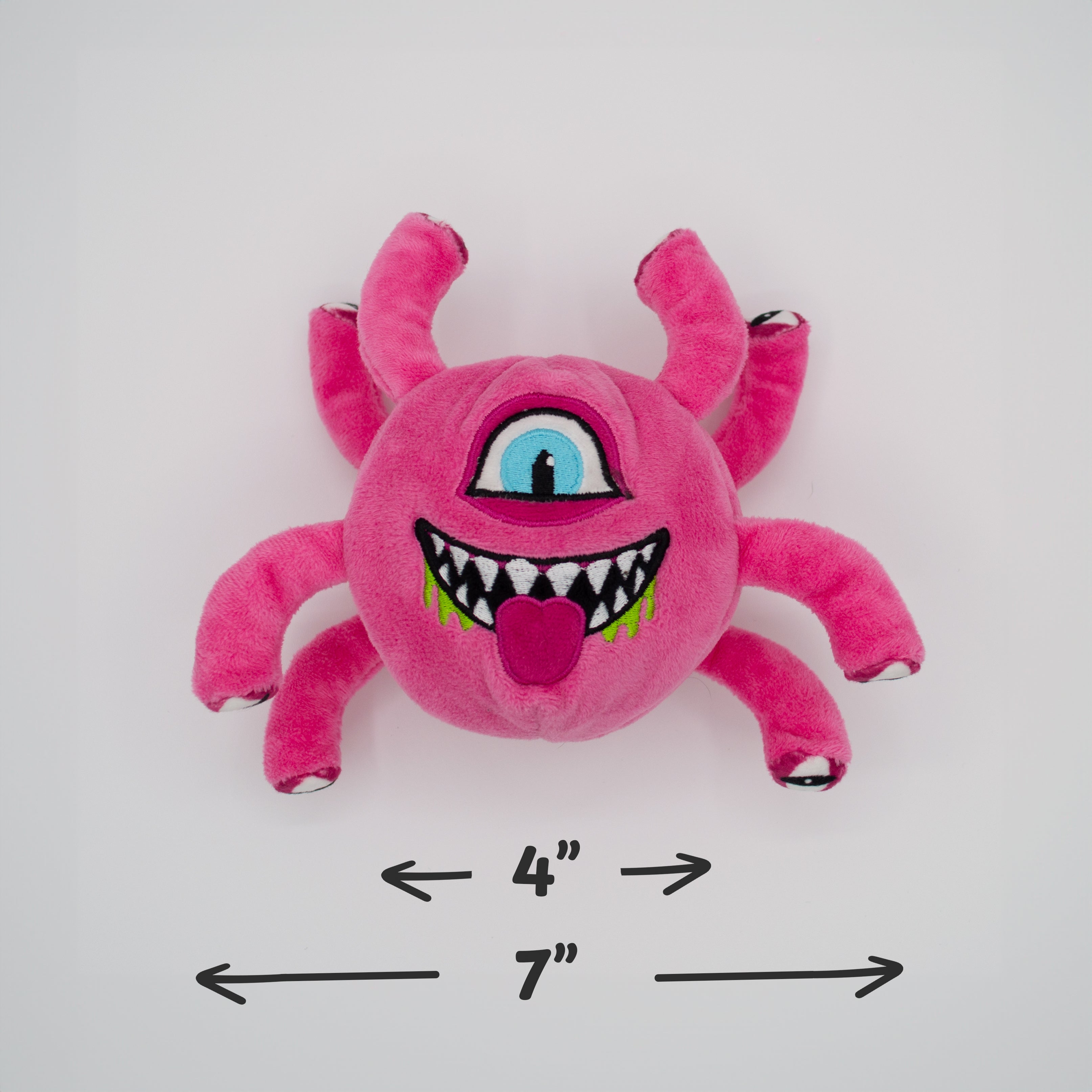 Eye Beast 3-in-1 Plush Dog Toy - Medium