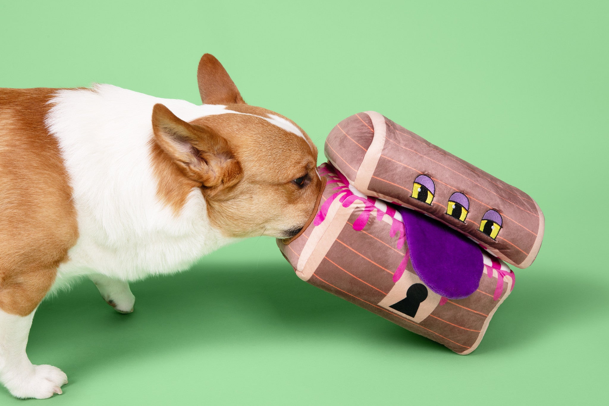 Mimic Chest Puzzle Plush Dog Toy - Medium / Large