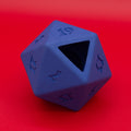 Blue D20 Treat Dispenser Dog Toy - Milk Scented