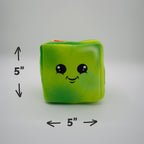 Gelatinous Cube Puzzle Plush Dog Toy - Small / Medium