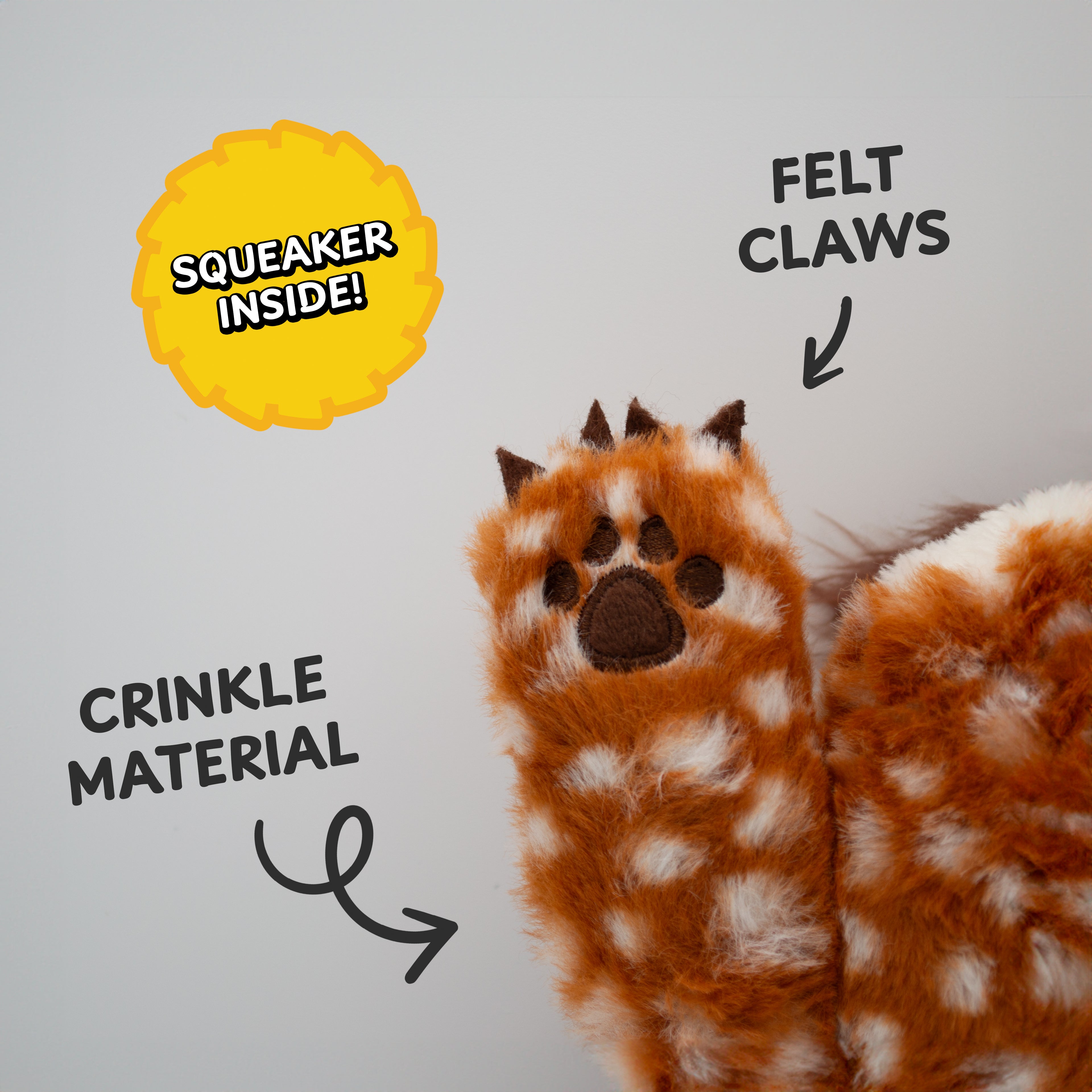 Owlbear Cub Plush Dog Toy - Medium