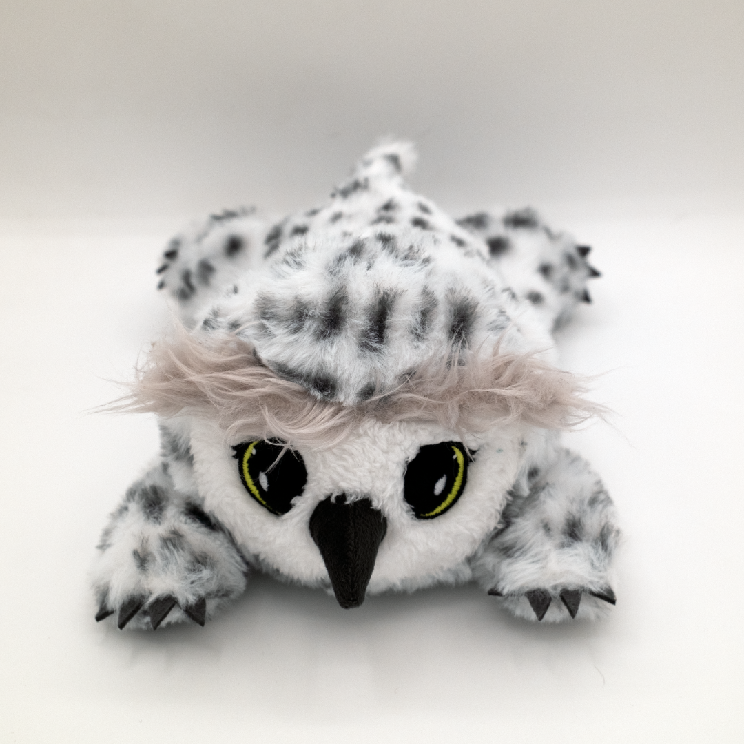 Owlbear Cub Plush Dog Toy - Medium - Snow