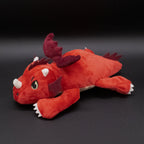 Red Dragon Wyrmling Plush Dog Toy - Medium