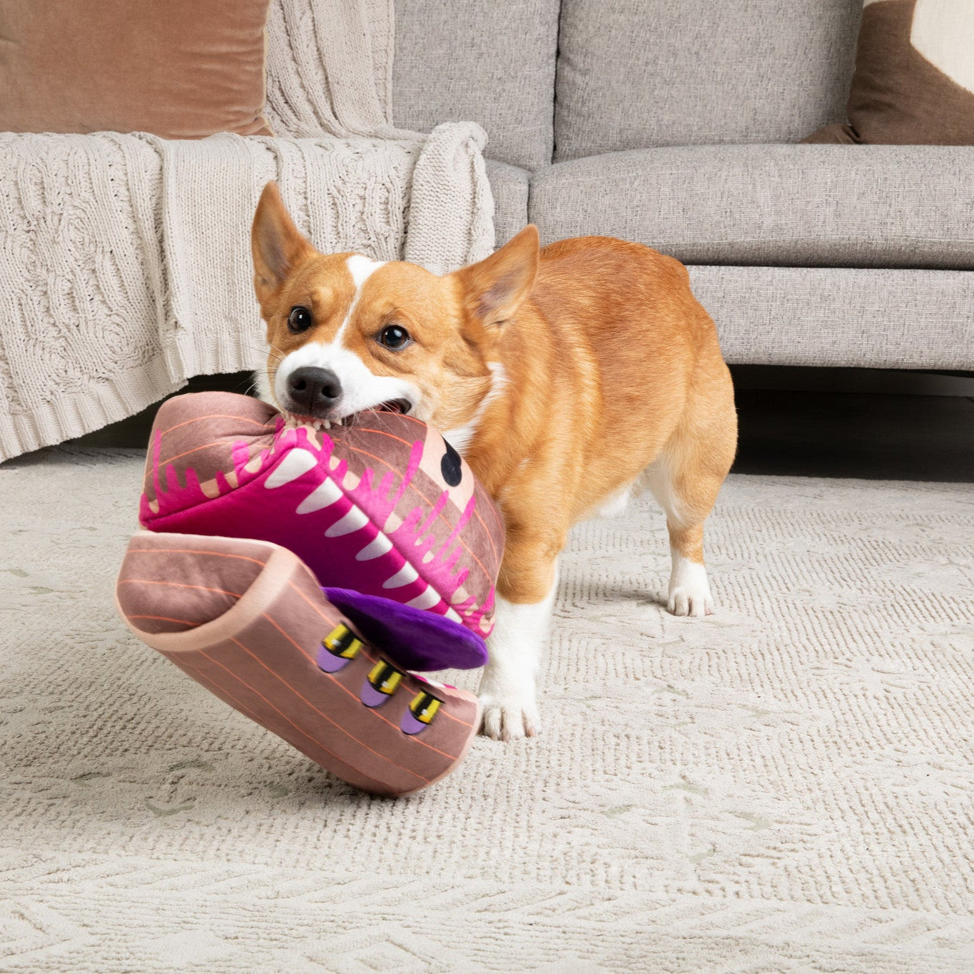 Mimic Chest Puzzle Plush Dog Toy - Medium / Large