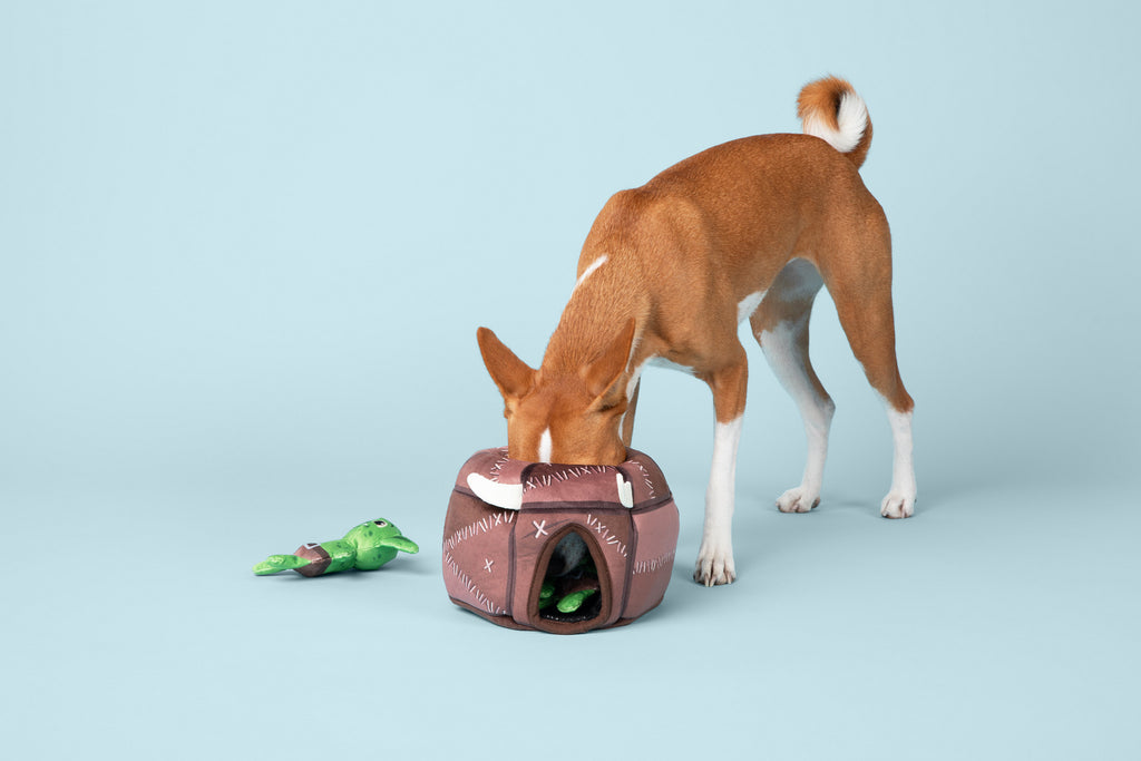 Goblin Camp Puzzle Plush Dog Toy - Medium